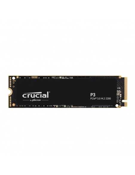 Disco duro interno solido ssd crucial p3 4tb m.2 nvme pcie 3.0