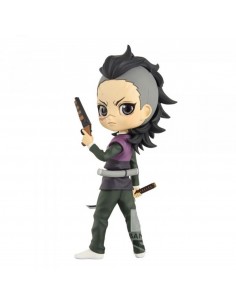 Figura banpresto q posket demon slayer kimetsu no yaiba genya shinazugawa 14cm