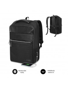 Mochila subblim business v2 ap para portatil 16 pulgadas negro