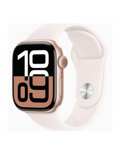 Smartwatch apple watch series 10 gps 42mm rose gold case light blush sport band m - l