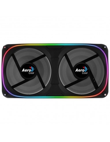 Ventilador de caja dual aerocool astro argb 2x 120mm