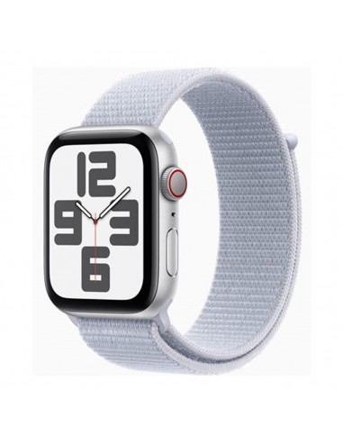 Smartwatch apple watch se gps + cell 44mm silver aluminium blue sport loop