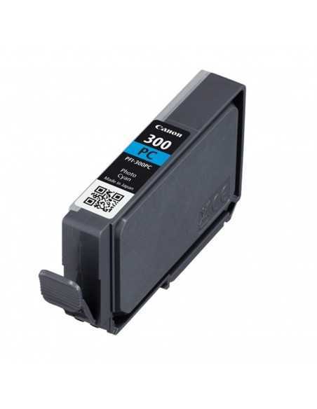 Cartucho canon pfi - 300 pc cian foto orginal