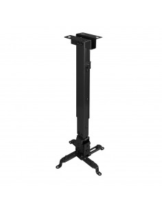 Soporte de proyector de techo tooq pj2012t - b negro distancia 130 - 650 mm.