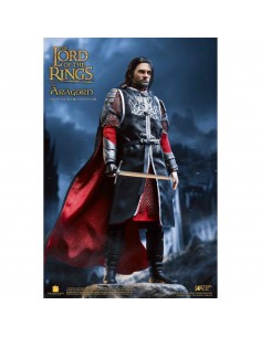 Figura star ace el seÃ±or de los anillos aragorn 2.0 version deluxe real master serie 22.5 cm