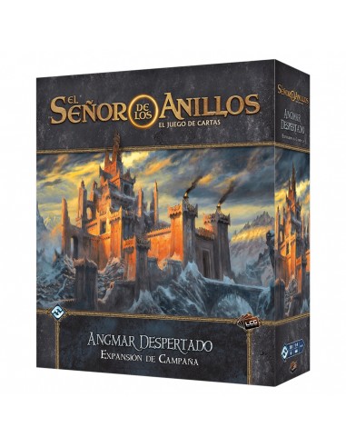 Juego de mesa el seÃ±or de los anillos el juego de cartas angmar despertado expansion de campaÃ±a edad recomendada 14