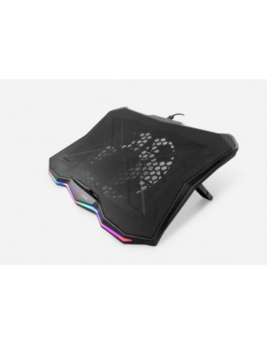 Soporte - base refrigeracion para portatil deep gaming rbw - 17 hasta 17.3 pulgadas