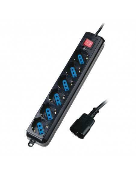Regleta para sai protector contra sobre tensiones conector iec - x6 salidas