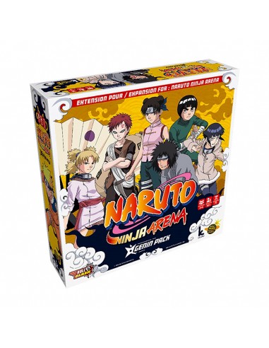 Juego de mesa naruto ninja arena genin pack edad recomendada 10 aÃ±os (ingles)