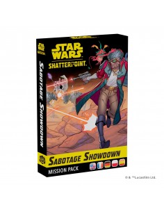 Juego de mesa star wars shatterpoint sabotage showdown mission pack edad recomendada 14 aÃ±os