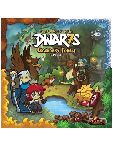 Juego de mesa dwar7s bosque legendario expansion edad recomendada 13 aÃ±os idioma ingles