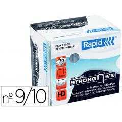 Grapas rapid super strong galvanizadas nº9/10 caja de 5000 unidades - Imagen 1