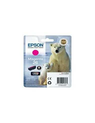 Cartucho tinta epson t261340 magenta photo 26 xp - 600 - 605 - 700 - 800 - oso polar