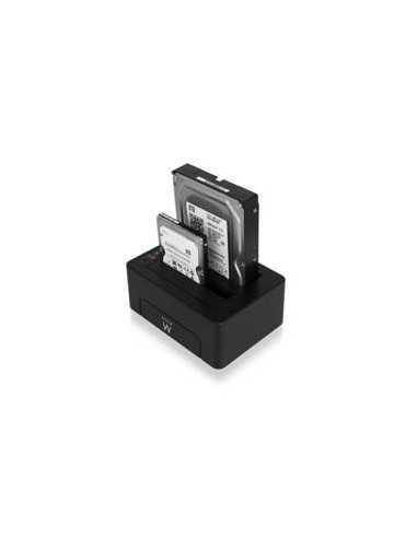 Estacion de acoplamiento ewent para unidad de disco duro y de estado solido sata 2.5 pulgadas y 3.5 pulgadas - usb 3.0