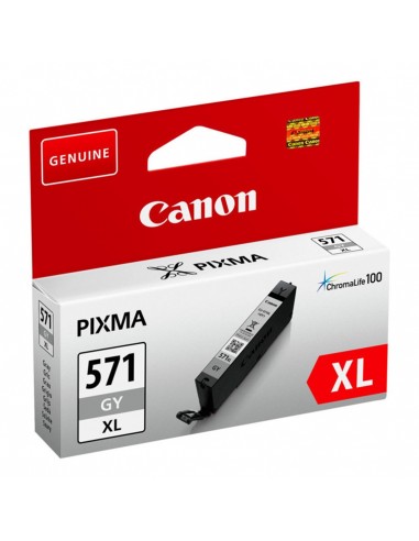 Cartucho tinta canon cli - 571gy xl gris mg5750