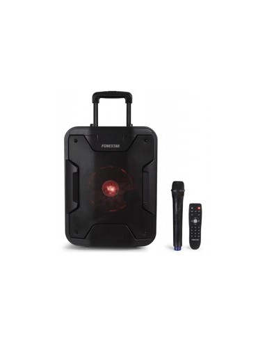 Altavoz portatil fonestar california 200w - jack - auxiliar - funcion karaoke - bluetooth - usb - mp3 - radio fm - microfono