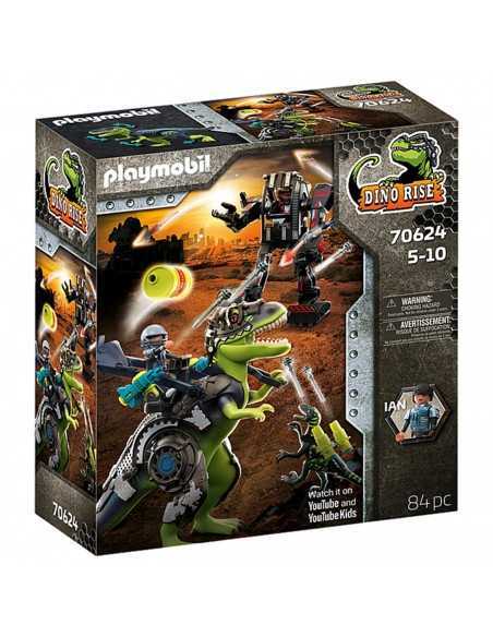 Playmobil t - rex: batalla de los gigantes