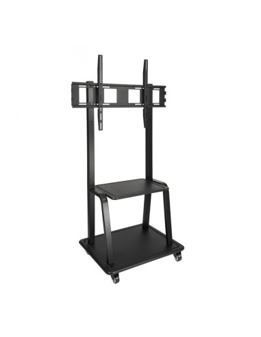 Soporte tv de suelo con ruedas tooq fs20100m - b 37 pulgadas - 100 pulgadas carga maxima 150kg