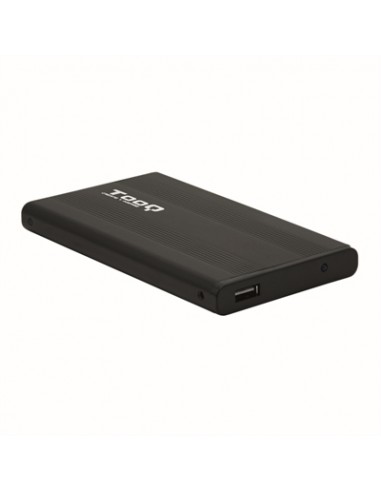 Caja externa tooq tqe - 2510b hdd - ssd 2.5 pulgadas 9.5mm sata usb 2.0 negra