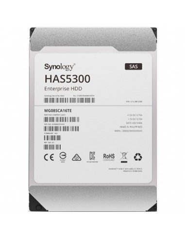 Disco duro interno hdd synology has5300 - 8t 8tb 3.5 pulgadas 256mb 7200rpm sas 12gb - s