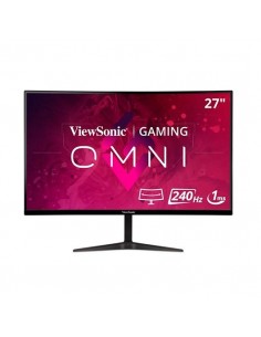 Monitor led gaming 27 pulgadas viewsonic vx2719 - pc - mhd va - fhd - 2 x hdmi - dp - 240hz - 1ms - a - sync - vesa
