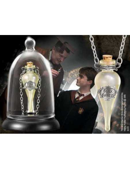 RÃ©plica the noble collection harry potter collar en cristal con cadena poción suerte líquida