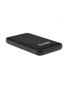 Caja externa tooq tqe - 2528b 2.5 pulgadas 9.5mm sata 3 usb 3.1 negra