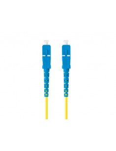 Latiguillo fibra optica sc - upc lanberg 10m mono simplex g657a1 lszh amarillo