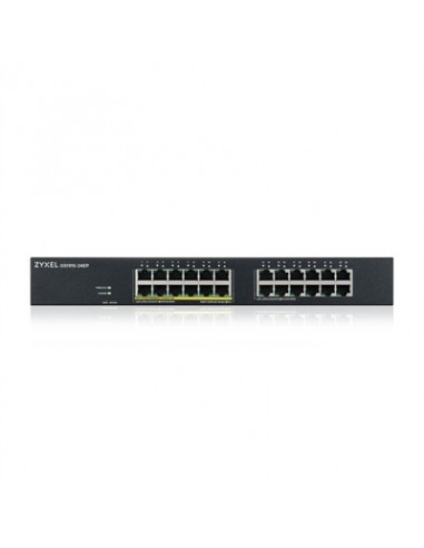 Switch 24 puertos zyxel gs1915 - 24ep - eu0101f 100 - 1000 gigabit ethernet 12 puertos poe