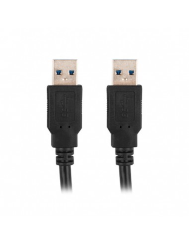 Cable usb 3.0 lanberg 0.5m - macho - macho - negro