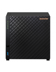 Servidor nas asustor tower 4 bay quad - core 1.4ghz 1gb 2.5gbe x1 usb3.2