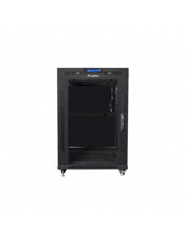 Armario lanberg rack 19 pulgadas 15u 600x600 negro