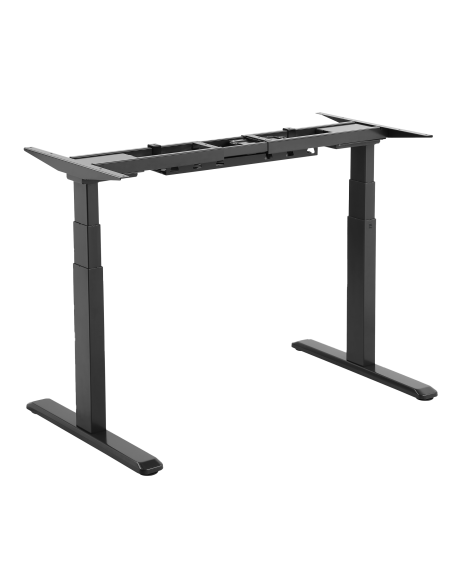 Signa estructura ajustable para escritorio doble motor y 3 segmentos negra