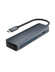 Hub hyper drive ecosmart gen.2 universal usb - cÂ® 6 - in - 1100 w pd power