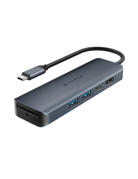 Hub hyper drive ecosmart gen.2 universal usb - cÂ® 6 - in - 1100 w pd power