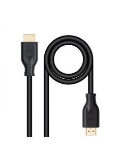Cable hdmi v2 nanocable 1.m negro - macho - macho 4k@60hz 18gbps ccs