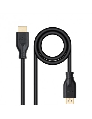 Cable hdmi v2 nanocable 1.m negro - macho - macho 4k@60hz 18gbps ccs