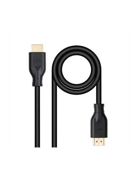Cable hdmi v2 nanocable 1.m negro - macho - macho 4k@60hz 18gbps ccs
