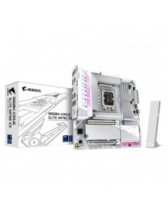 Placa base gigabyte b860m aorus elite wifi6e ice matx - 4x ddr5 lga1851