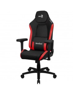 Silla gaming aerocool crown negra - roja