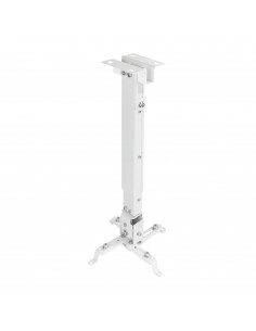 Soporte de proyector de techo tooq pj2012t - w blanco distancia 130 - 650 mm.