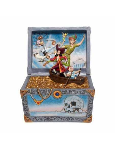 Figura enesco disney peter pan cofre del tesoro peter pan garfio & compaÃ±ia