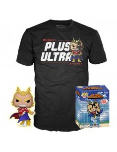 Pop & tee my hero academia all might funko + camiseta talla s ut - 56664s