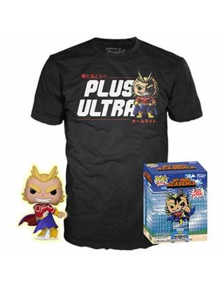 Pop & tee my hero academia all might funko + camiseta talla m ut - 56664m