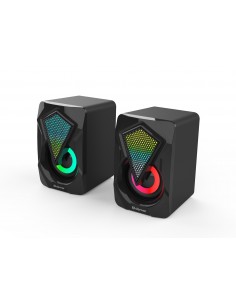 Altavoces gaming denver gas - 500 - 2 x 3w rms - usb - rgb