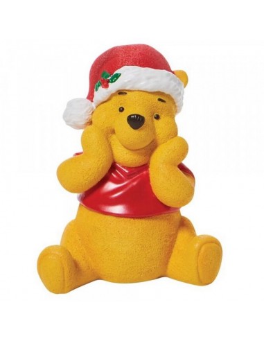 Figura enesco disney navidad winnie the pooh