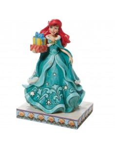 Figura enesco disney la sirenita ariel con regalos