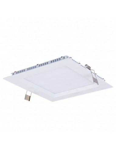 Downlight led silver electronics gort cuadrado y empotrable 1300 - 18w - 6000k blanco