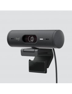 Webcam logitech brio 500 grafito full hd - usb tipo c