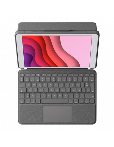 Funda logitec combo touch con teclado para apple 10.2 pulgadas (7Âª y 8Âª generacion)
